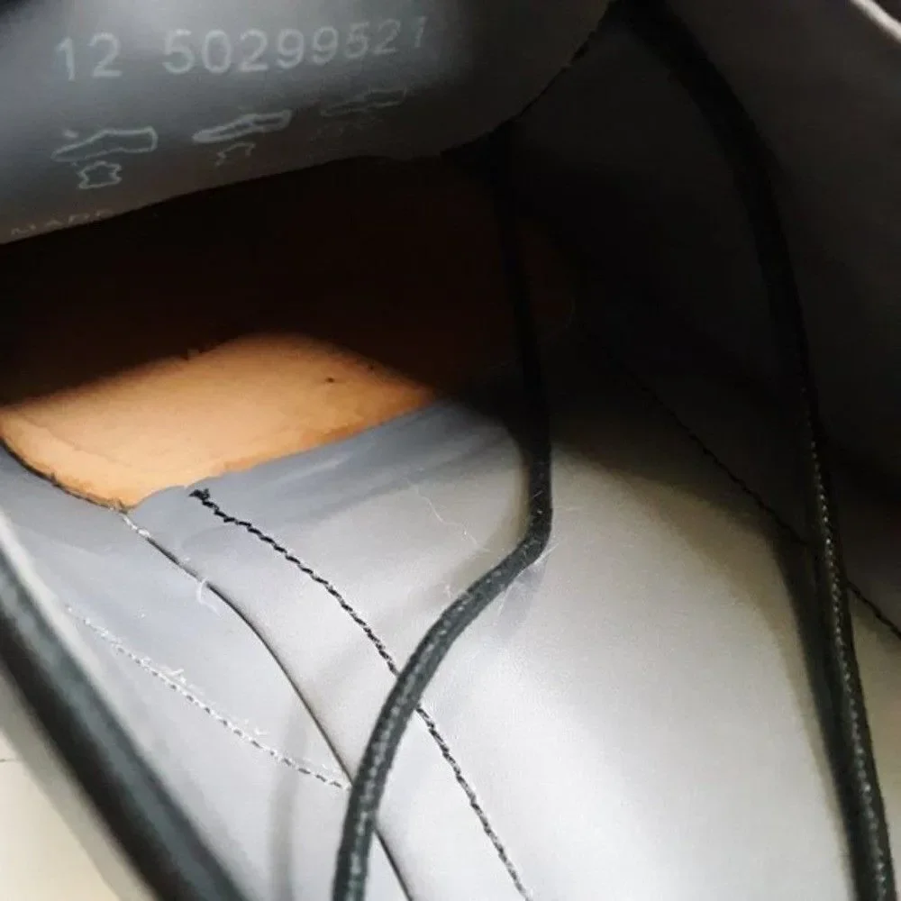 Hugo Boss Men's Oxford Black Shoes size 12M